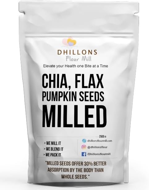 Chia, Flax and Pumpkin Seeds Milled Mix