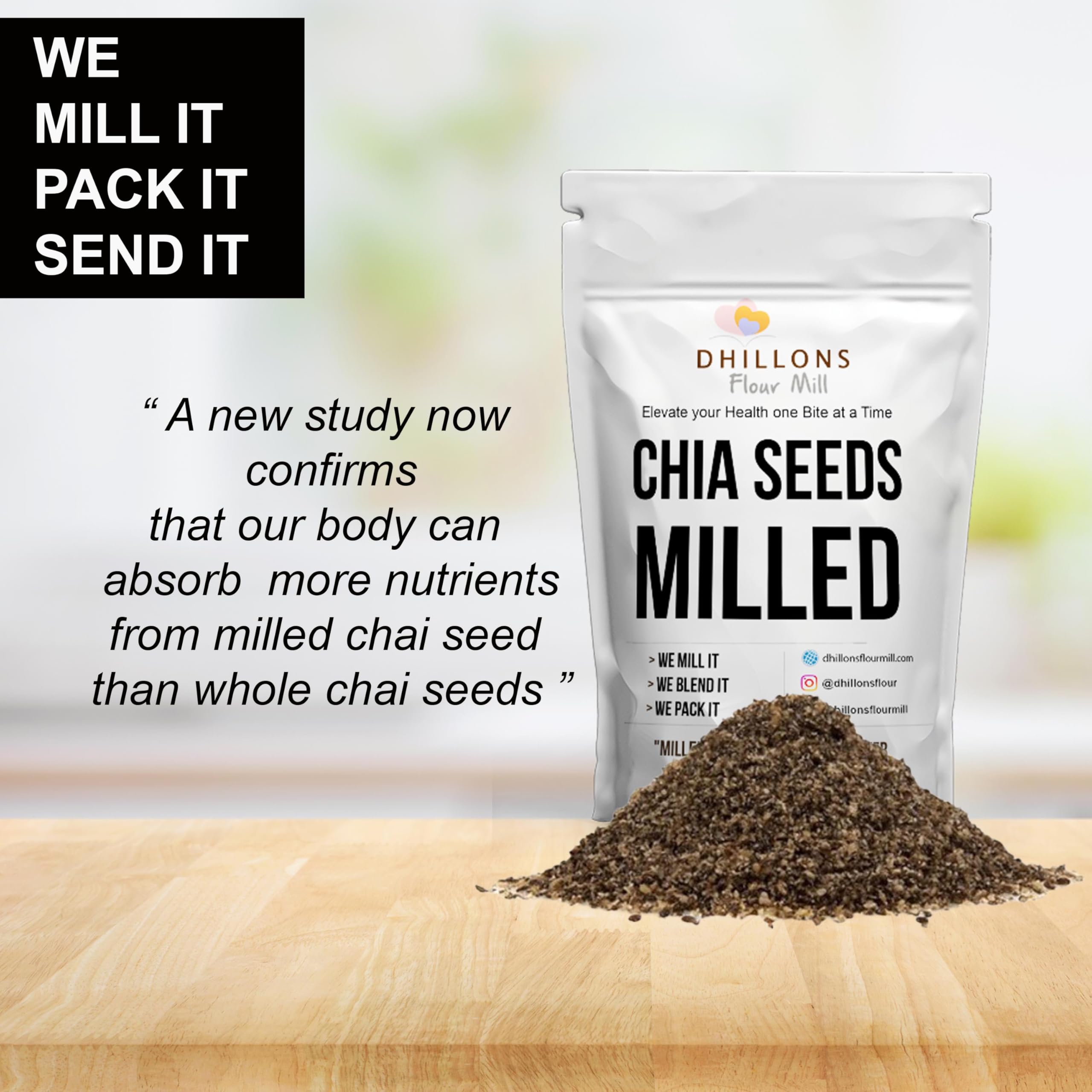 Milled Chia Seeds 500g
