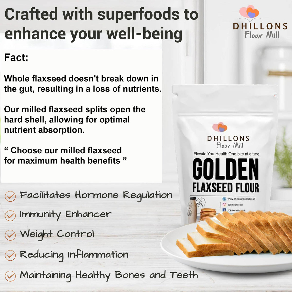 Golden Flaxseed Milled
