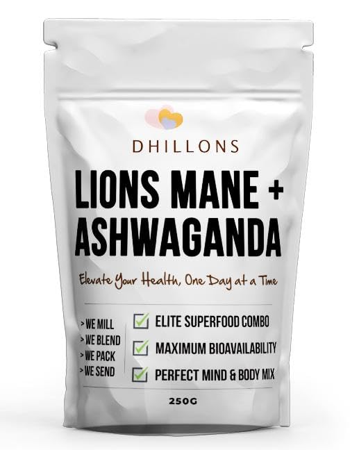 Ashwaghanda and Lions Mane blend 200g