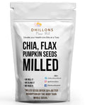 Chia, Flax and Pumpkin Seeds Milled Mix